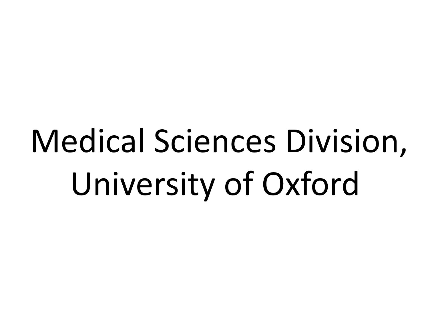 University of Oxford